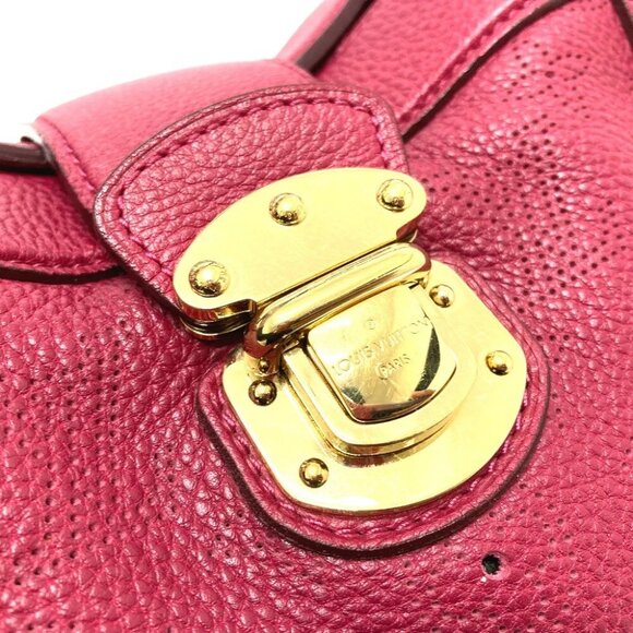 LOUIS VUITTON M93817 MonogramMahina Thiells PM Hand Bag Red - Picture 11 of 13